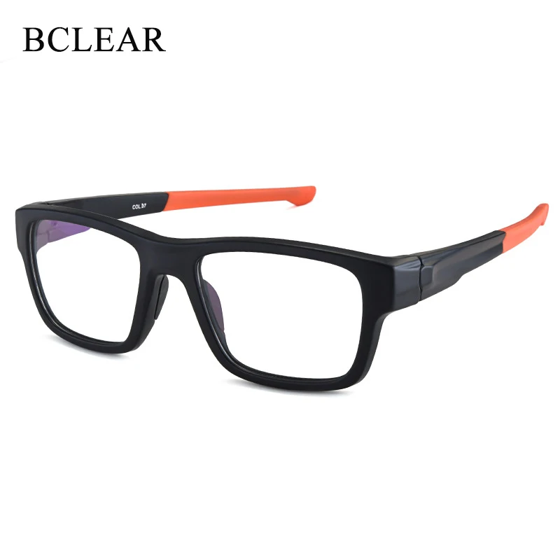 Top Trends: BCLEAR TR90 Sports Male Eyeglasses Frame Prescription Eyewear Spectacle Frame Glasses Transparent Optical Eye Glasses Frames Men Shoppable Styles