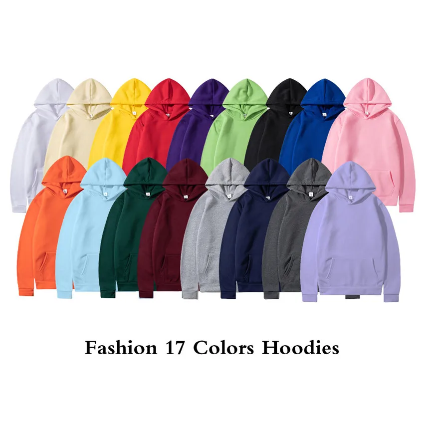 Top Trends: Brand Men Pullover Hoodies 2021 Autumn Hip Hop Streetwear Hooded Casual Mens Solid Color Hoodie Sweatshirts Male Shoppable Styles