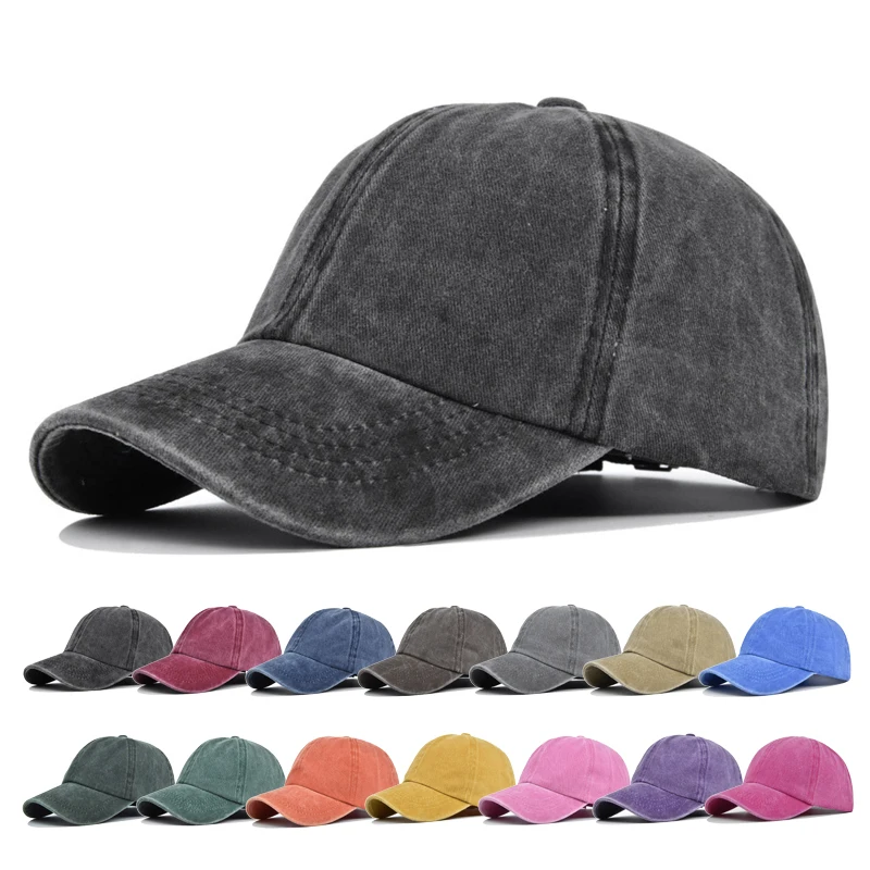 Top Trends: Kid Cap Baseball Cap Children Cap Snapback Hat Spring Autumn Cap Pure Color Cowboy Water Washing Hats Hat Hip Hop Cap For Child Shoppable Styles