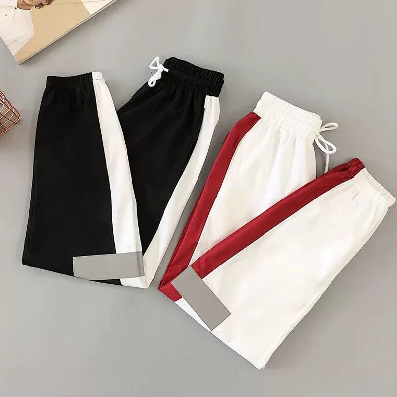 Top Trends: Quick Dry Sport Pants Breathable Elastic Waist Jogging Women Trousers Casual Korean Fashion Sweat Gym Pants Pantalones De Mujer Shoppable Styles