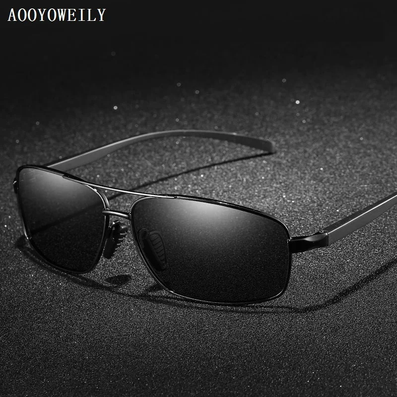 Top Trends: Classic Driving Polarized Sunglasses Men Brand Designer Fishing Sun Glasses For Man Luxury Metal Eyewear Oculos Gafas UV400 Shoppable Styles