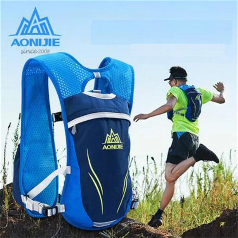 Top Trends: AONIJIE Running Marathon Hydration Nylon 5.5L Outdoor Running Bags Hiking Backpack Vest Marathon Cycling Backpack Shoppable Styles - Image 6