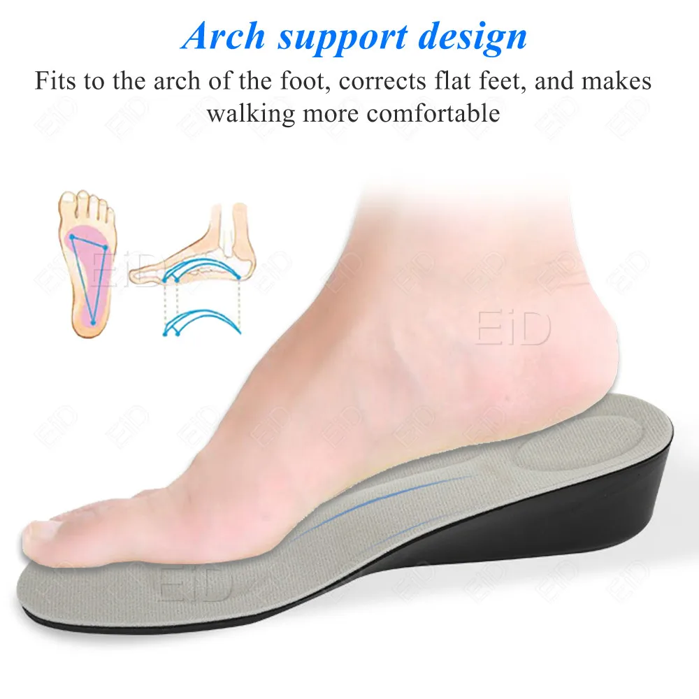 Top Trends: EiD Height Increase Insoles For Growth Arch Support Orthopedic Shoe Heel Inserts Cushion Height Lift Taller Foot Care Pad Unisex Shoppable Styles - Image 5