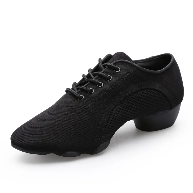 Top Trends: Dance Shoes Oxford Mesh Latin Dance Shoes Woman Sports Teacher Soft Sole Square Dancing Shoes Sneakers Adult Children Shoppable Styles