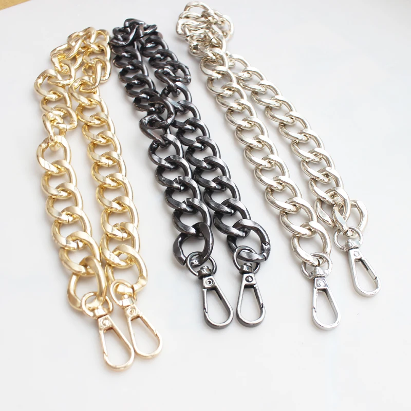 Top Trends: Portable Metal Bag Chains Strap Accessories For Bags Handbag Handles Bronze Silver Golden DIY Accessories For Bag Strap Hardware Shoppable Styles