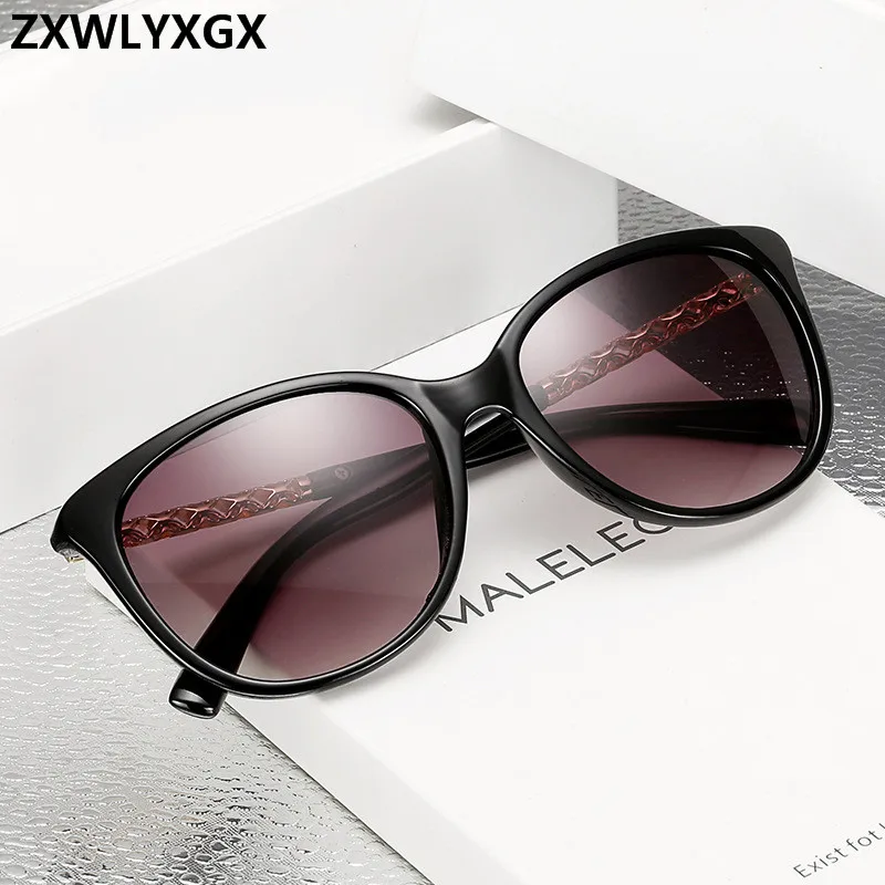 Top Trends: Oversized Sunglasses Women Luxury Brand Shades Sun Glasses Female Vintage Big Frame Hollow Frame UV400 Goggles Oculos De Sol Shoppable Styles