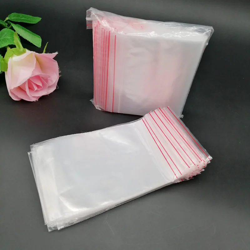 Top Trends: 1000pcs Plastic Ziplock Bag Jewelry Bag For Christmas Birthday Wedding Gift Packing Bag Reclosable Zip Lock Plastic Bag Storage Shoppable Styles