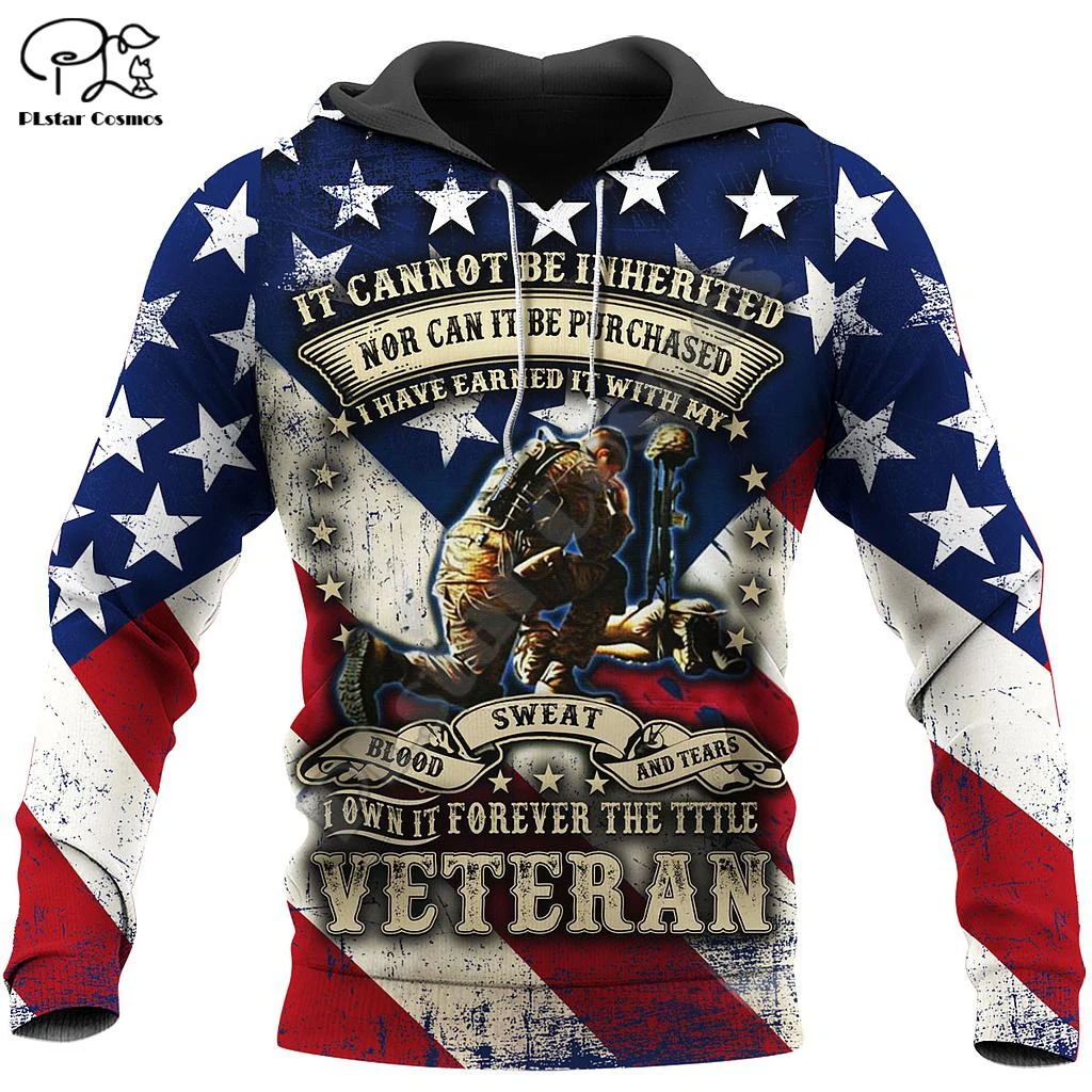 Top Trends: NewFashion Newest USA Eagle Military Army Suits Soldier Veteran Camo Pullover 3DPrint Men / Women Harajuku Funny Casual Hoodies 27 Shoppable Styles