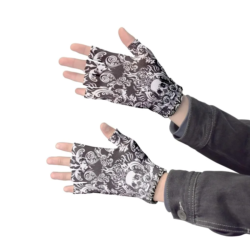 Top Trends: Winter Knitted Gloves Unisex Half Finger Running Gloves Men Women Touch Screen Fingerless Mittens Windproof Driving Gloves Shoppable Styles - Image 3