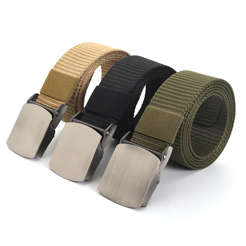 Top Trends: MYMC Men's Belt Outdoor Hunting Metal Tactical Belt Alloy Buckle Military Marine Corps Canvas Belt For Men Quick Release Shoppable Styles - Image 5