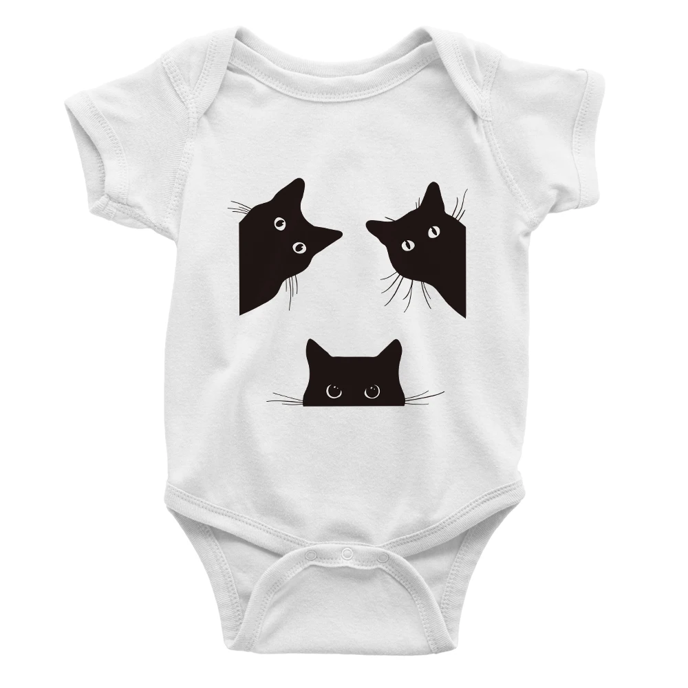 Top Trends: Funny Cats Print Infant Onesie 3-6 Month Newborn Baby Summer Pajamas Comfy Casual Baby Girl Boy Clothes Soft Overalls Jumpsuits Shoppable Styles