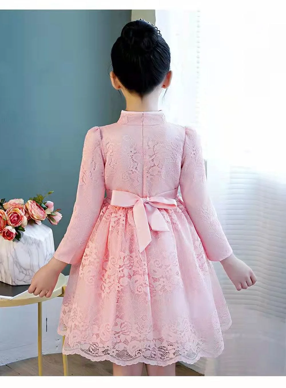 Top Trends: Chinese Flower Girl Dress For Wedding Girls Cheongsam Dress Chinese Hafu Kids Dresses Baby Traditional Garments New Year Dress Shoppable Styles - Image 6