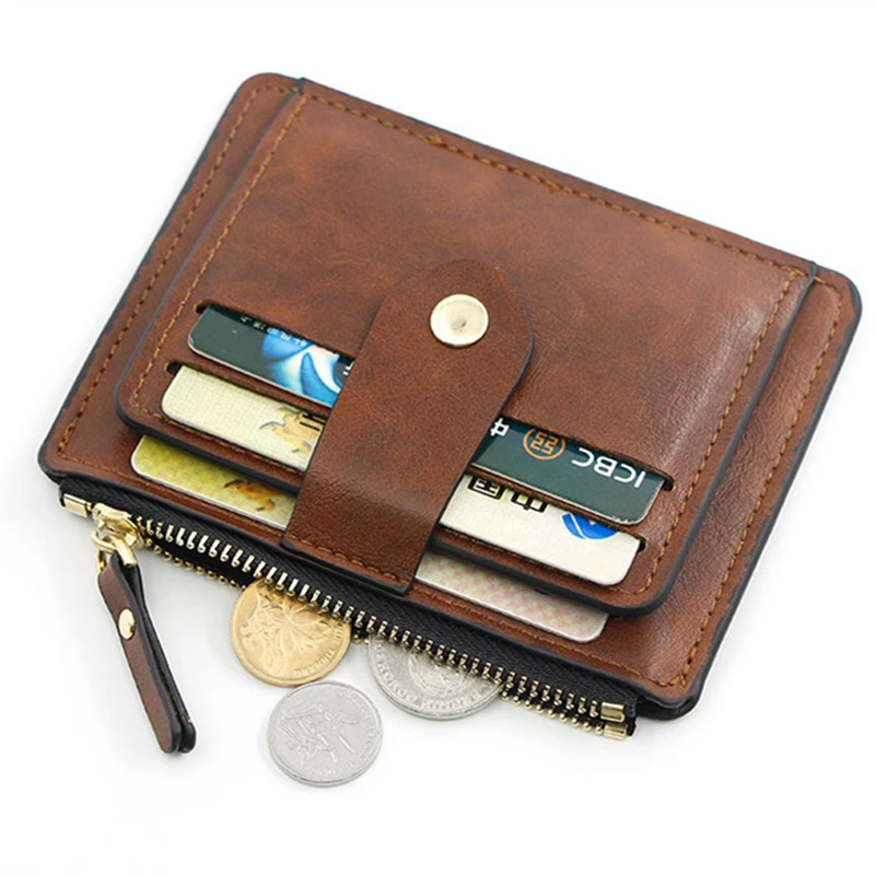 Top Trends: Genuine Leather Multifunctional Women Wallets Hasp Small Short Zipper Coin Pocket Cards Holders Female Money Purse Clutch Shoppable Styles