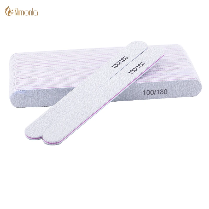 Top Trends: 10pcs / lot Professional Nail File For UV Gel Sanding Polish Buffing Blocks 100 / 180 Nail Grinding Buffers Manicure Tools Shoppable Styles