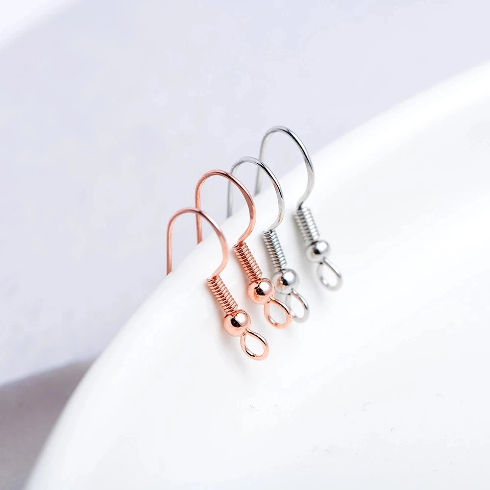 Top Trends: 200pcs 20x17mm Earring Findings Ear Clasps Hooks Fittings DIY Jewelry Making Accessories Iron Hook Ear Wire Jewelry Supplies Shoppable Styles - Image 5