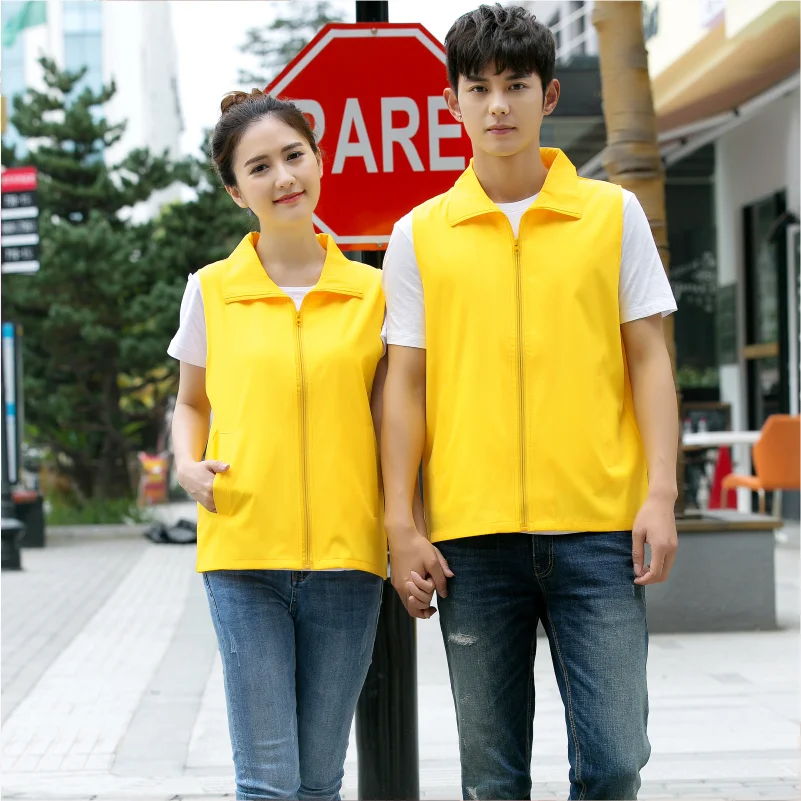 Top Trends: MYTEE 2021 Safety Vest Volunteer Vest Logo Customized Embroidery / Printing Company Group Sleeveless Vest Top Custom Wholesale Shoppable Styles - Image 3