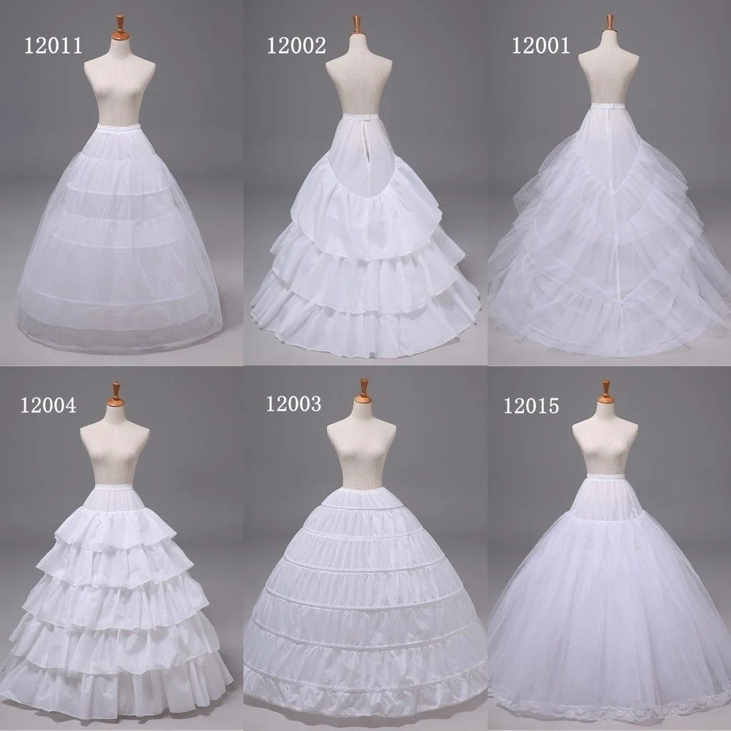 Top Trends: Bridal Gown Train / Mermaid / A-line Wedding Petticoats Underskirt Crinoline Slips Shoppable Styles