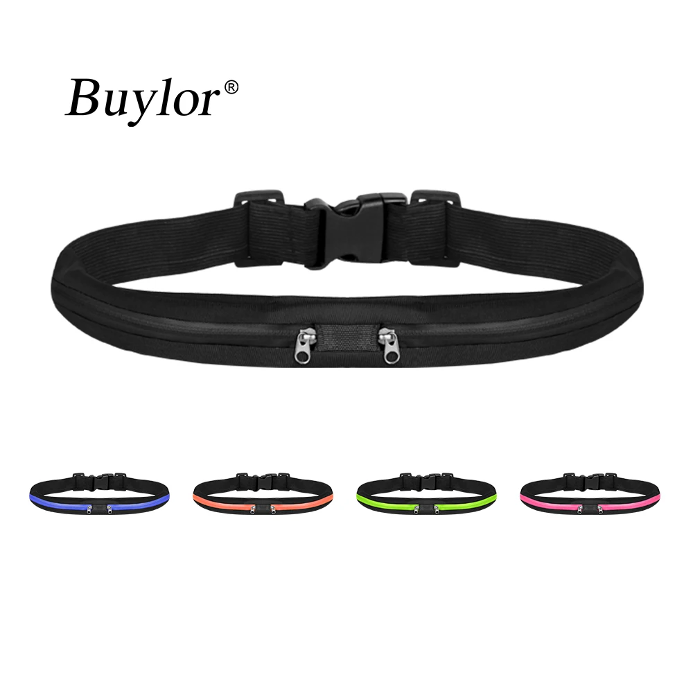 Top Trends: Buylor Women Running Belt Bag Men Sports Waist Bag Waterproof Portable Waist Pack Pocketbelt Phone Pouch Bag For Cycling Gym Shoppable Styles