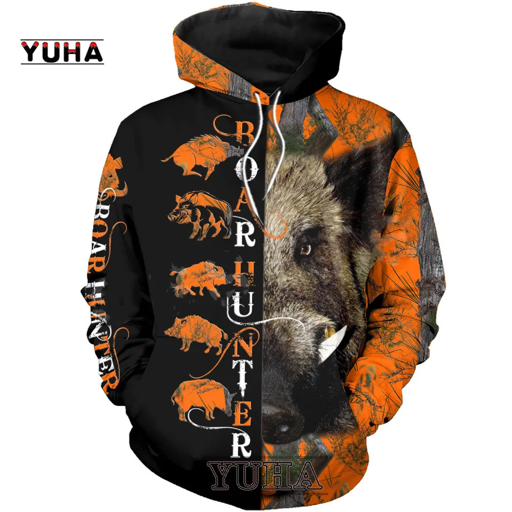 Top Trends: Newest Boar Hunter Animal Hunting Camo Tattoo 3DPrint Pullover Newfashion Streetwear Sweatshirts / Hoodies / Jacket Shoppable Styles - Image 5