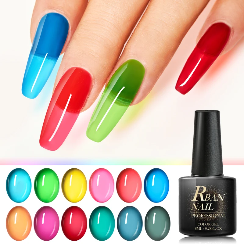 Top Trends: 8ML Jelly Gel Polish Translucent Manicuring Crystal Gel Varnish Semi Permanent Soak Off UV LED Gel Nail Polish Shoppable Styles