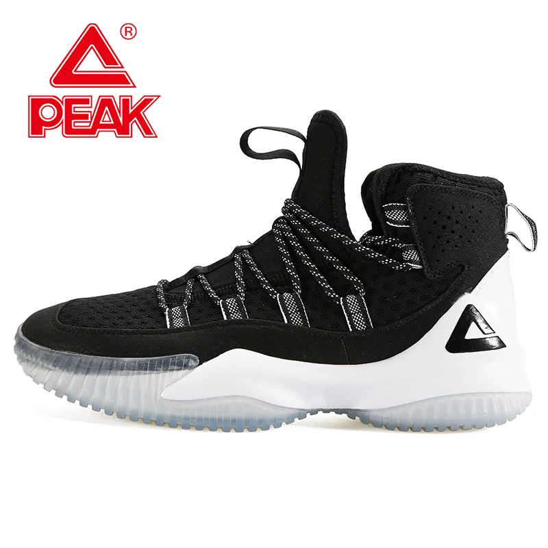 Top Trends: PEAK Men's Basketball Shoes Court Anti-slip Rebound Basketball Sneakers Light Sports Shoes Breathable Lace-up High Top Gym Boots Shoppable Styles