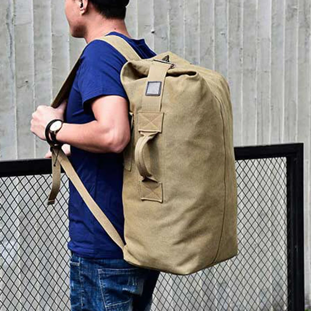 Top Trends: Men's Travel Backpack Outdoor Military Bag Portable Men's Mountaineering Handbag Capacity Bucket Shoulder Bag Men's Backpack Shoppable Styles