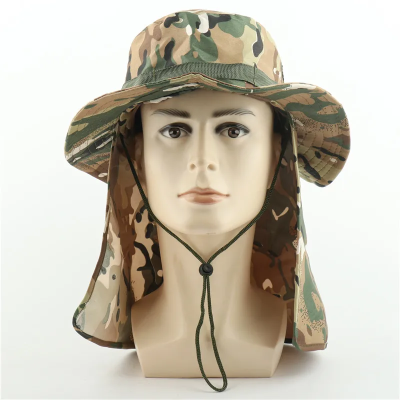 Top Trends: CAMOLAND Military Boonie Hats With Neck Flap Mens Women Camouflage Bucket Hat Outdoor Fishing Hiking UPF 50+ Sun Hats Shoppable Styles - Image 4