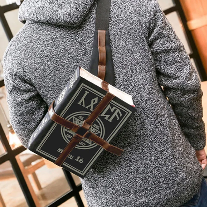 Top Trends: сумка через плечо Magical Spell Book Messenger Crossbody Bags Cosplay Creative Unisex Shoulder Bag Jerome Dreyfuss Sac Prix Shoppable Styles