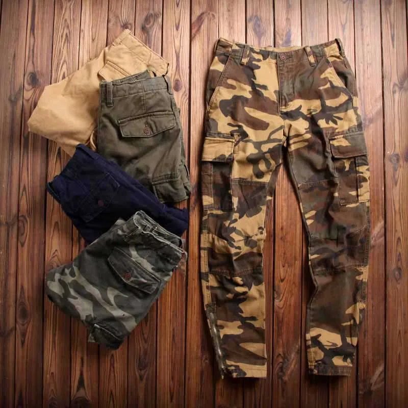 Top Trends: Military Style Cargo Pants Men Casual Pants Cotton Trousers Regular Slim Leg Zipper Street Fashion Tactical Pants Man Clothing Shoppable Styles - Image 6