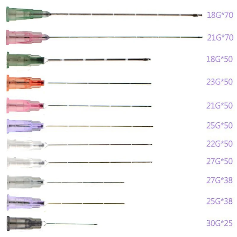 Top Trends: 20Pcs Blunt Cannula For Filler Injection 14G 18G 20G 21G 22G 23G 25G 27G 30G Uric Acid Facial Filling Nose Slight Blunt Needle Shoppable Styles