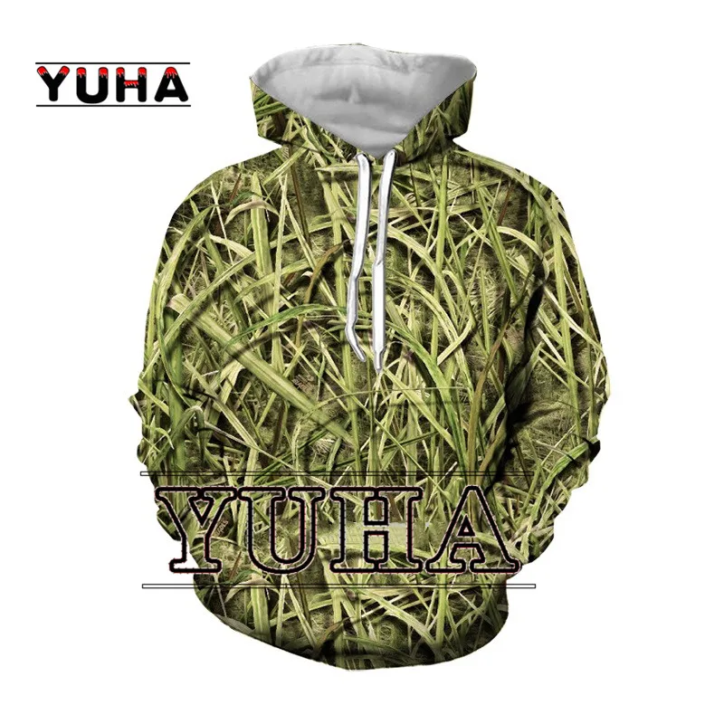 Top Trends: YUHA Men Women 3D Sweatshirt Reed Camouflage Hunting Oversized Coat Streetwear Harajuku Casual Pullover Spring Autumn Hoodies Shoppable Styles - Image 2