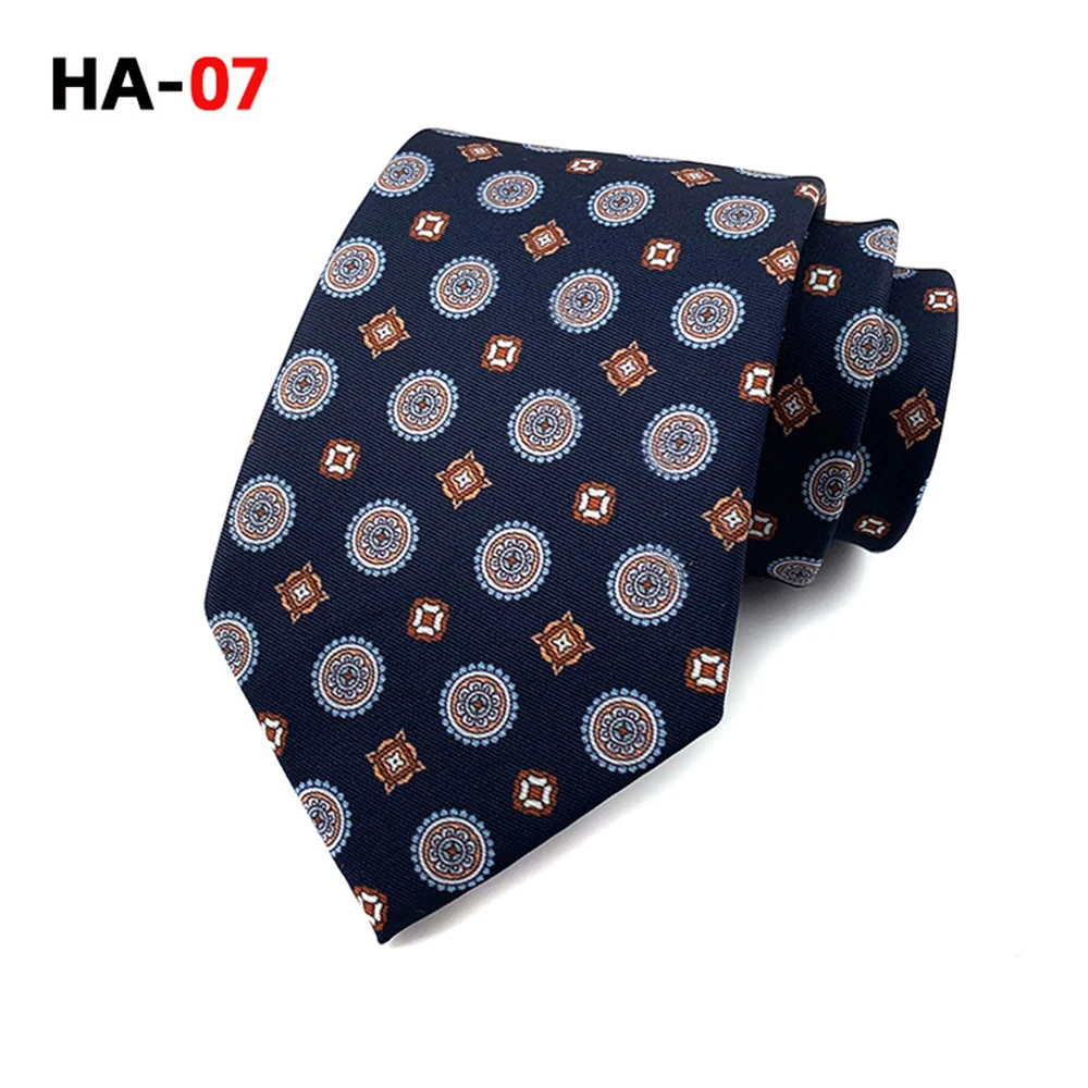 Top Trends: Mens Tie With Print Design Check Stripe Flower Floral 8cm Necktie For Men Shirts Wedding Party Accessories Daily Wear Cravat Tie Shoppable Styles - Image 5