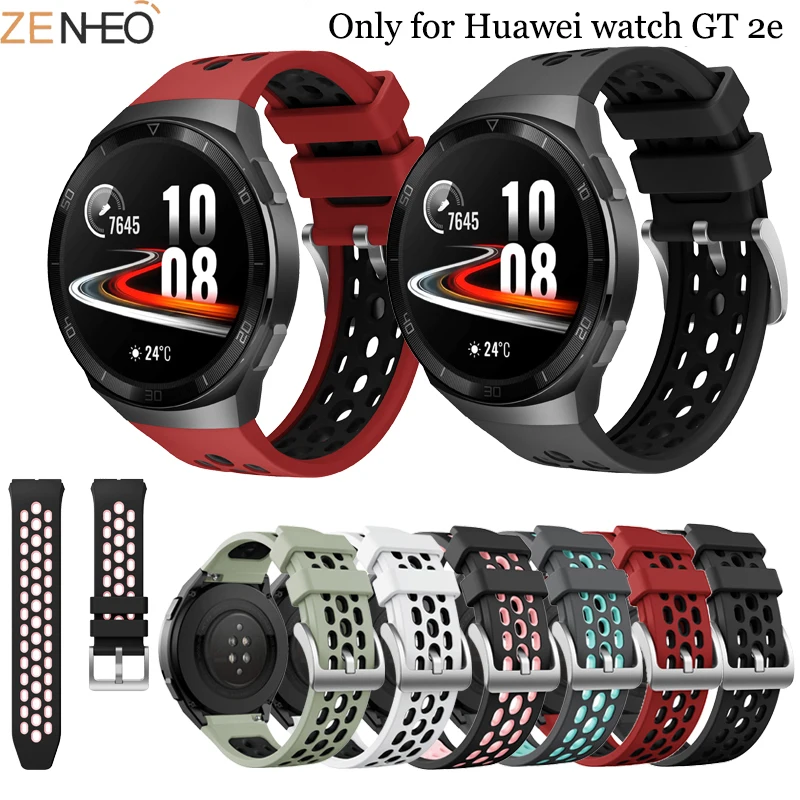 Top Trends: Sport Silicone 22mm Watch Strap For Huawei Watch GT 2e Original Smart Watch Band Replacement GT2e WristBand Bracelet Belt Correa Shoppable Styles