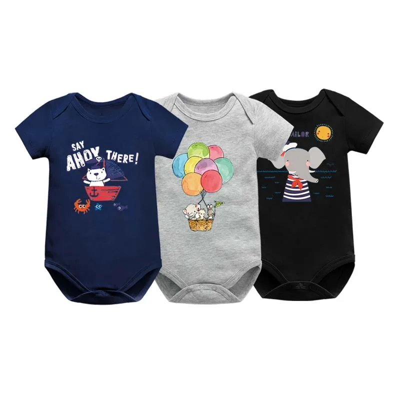 Top Trends: Newborn Bodysuits Baby Girl Clothes Summer Short Sleeve Cute Cartoon Pink Print Infant Clothing Shoppable Styles