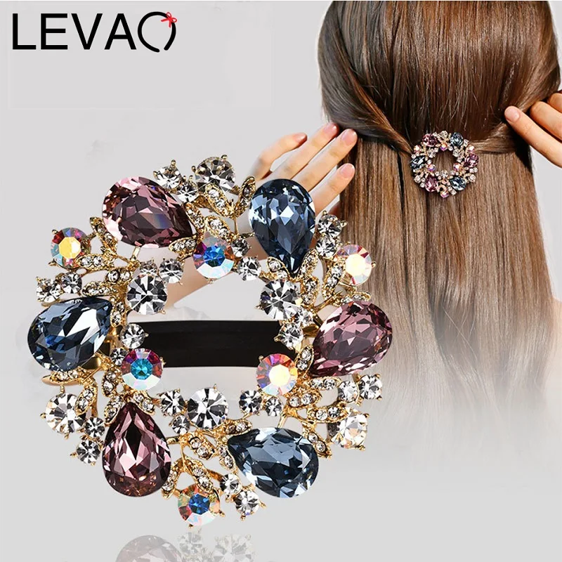 Top Trends: LEVAO 2021 New Arrival Crystal Headband Diamond Alloy Hair Bands Women Girls Hair Accessories Fashion Korean Hair Clip Accessori Shoppable Styles