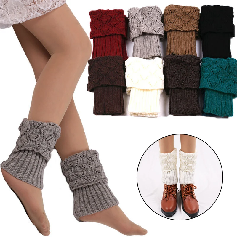 Top Trends: Women&#039;s Leg Warmer 1 Pair Crochet Boot Cuffs Stockings Knitting Foot Winter Warm Socks Short Boot Toppers Boot Socks Leg Sleeve Shoppable Styles