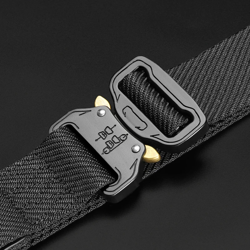 Top Trends: 3.8cm Outdoor Tactical Buckle Belt Men's Nylon Cargo Belt Adventure Travel Binding Belt Shoppable Styles