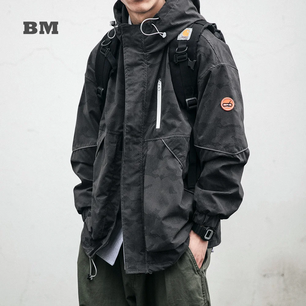 Top Trends: Spring Autumn High Quality Streetwear Hooded Cargo Jacket Men Clothing Military Tactical Camouflage Coat Harajuku Fashion Hoodie Shoppable Styles