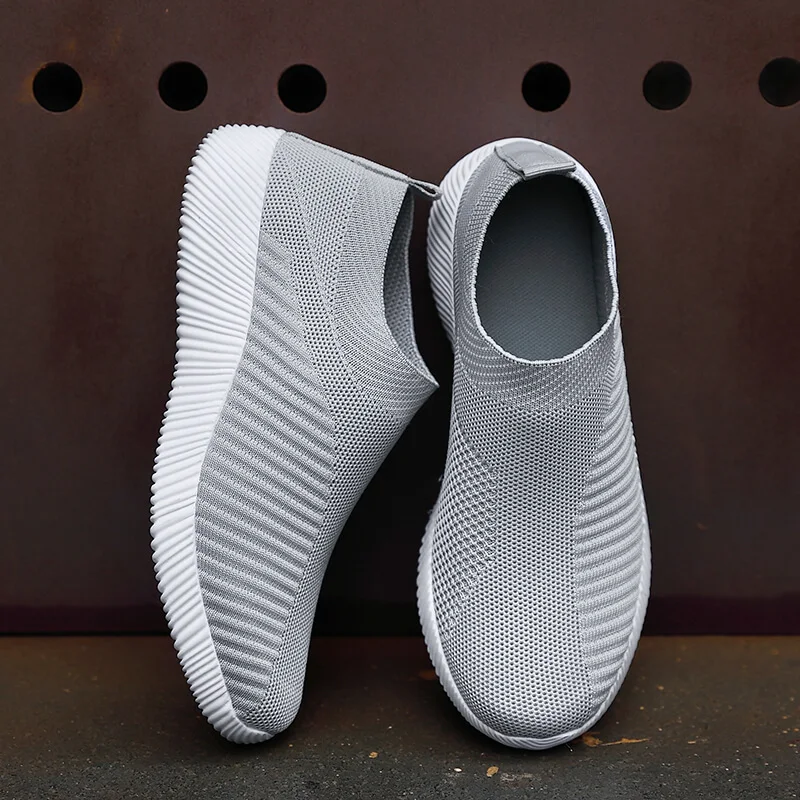 Top Trends: Women Vulcanized Shoes High Quality Women Sneakers Slip On Flats Shoes Women Loafers Plus Size 42 Walking Flat Shoppable Styles