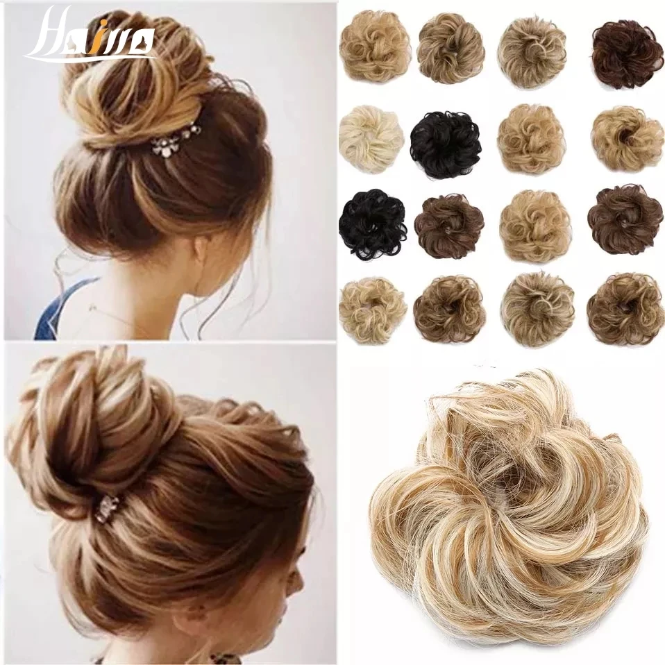 Top Trends: HAIRRO Synthetic Hair Chignons Elastic Scrunchie Hair Extensions Ribbon Ponytail Hair Clip Bundles Hairpieces Donut Buns Shoppable Styles