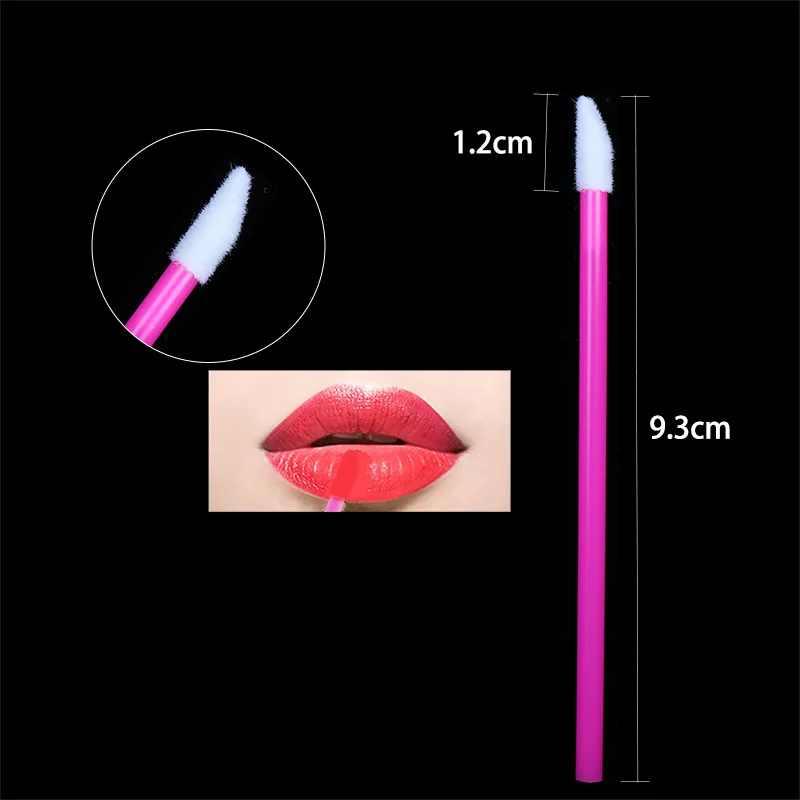 Top Trends: 50 Pcs Disposable Hollow Lip Brush Soft Lipstick Mascara Wands Applicators Eyelash Cleaner Cosmetic Brushes Women Make Up Tools Shoppable Styles - Image 2