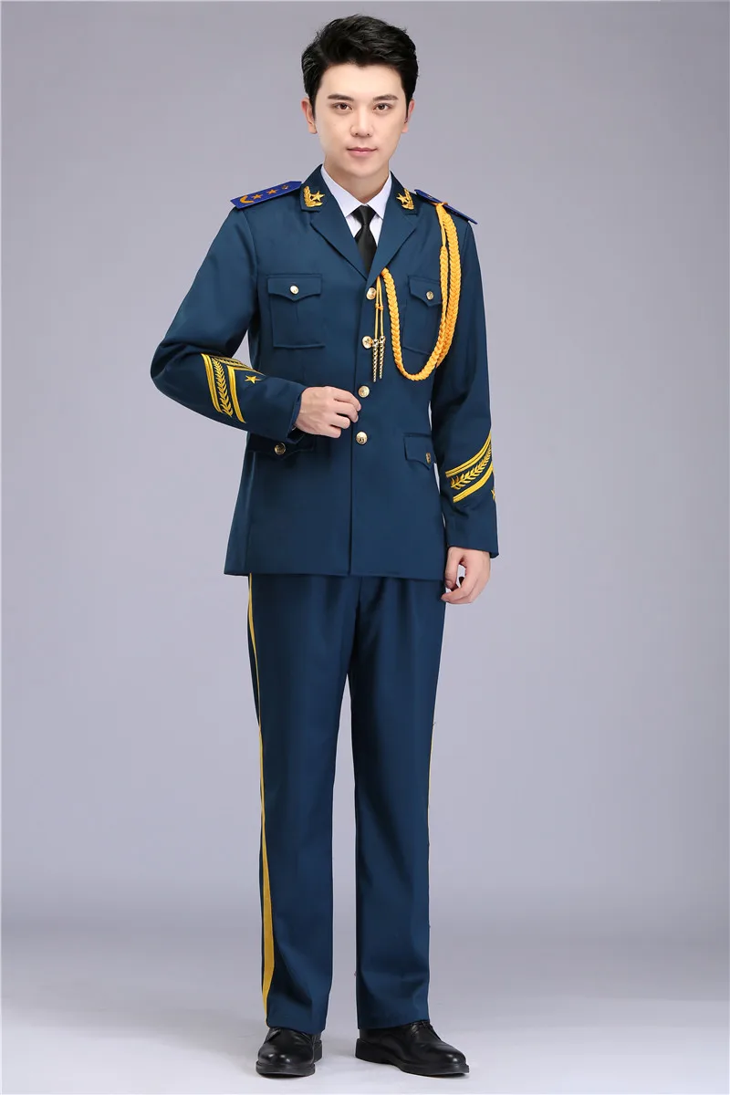 Top Trends: Military Uniform Suits And Accessories Student Class Flag-raising Clothing Sea Land Air Army Honor Guard Band Choir Uniform Shoppable Styles - Image 6