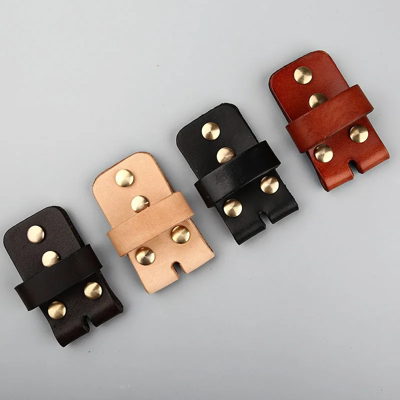 Top Trends: Connection Leather Men&#039;s Belt Pin Buckles Solid Brass Belts Buckle With Rivet DIY Craft Decor Belt Accessories Shoppable Styles