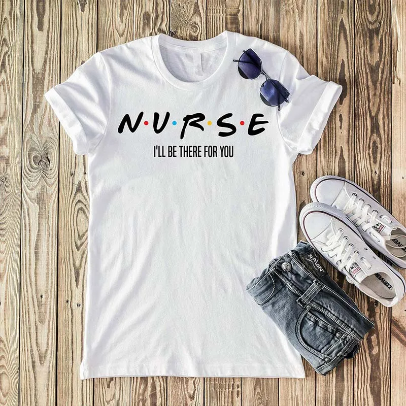 Top Trends: Female T-shirt Nurse, I Will Serve You Letter Printed T-shirt Aesthetic Streetwear T-shirt Friends Short Sleeve Top Women Shoppable Styles