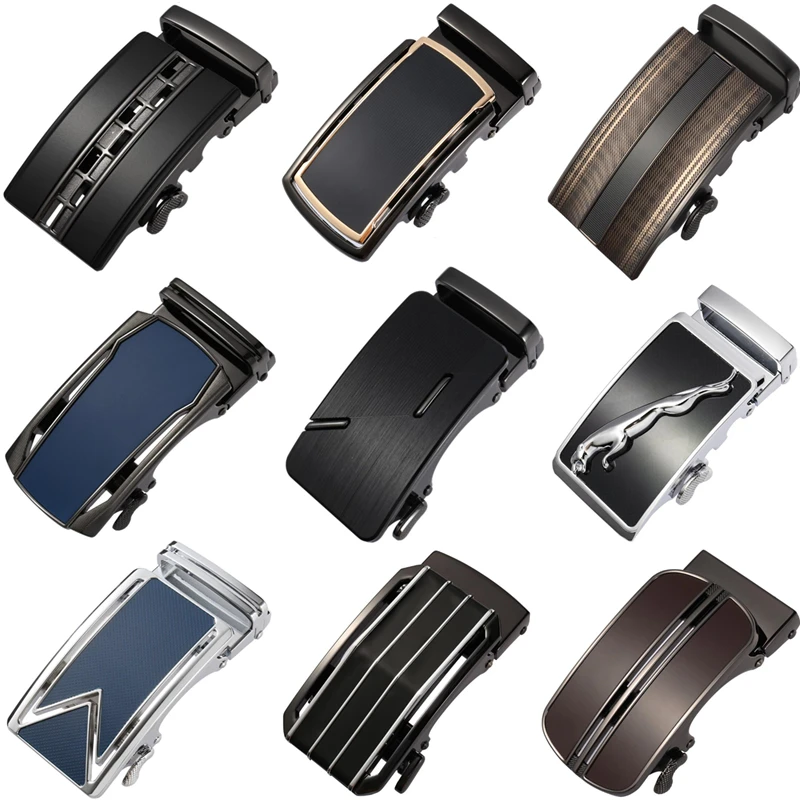 Top Trends: New Genuine Men&#039;s Belt Head, Belt Buckle Men Leisure Belt Head Business Accessories Automatic Buckle Width 3.5CM LY125-0229 Shoppable Styles