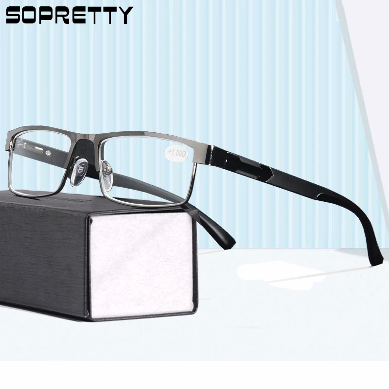 Top Trends: High Quality Titanium Alloy Reading Glasses For Men With Number , Women&#039;s 12 Layer Coated Folding Eyeglasses Book (Black, Gun) Shoppable Styles