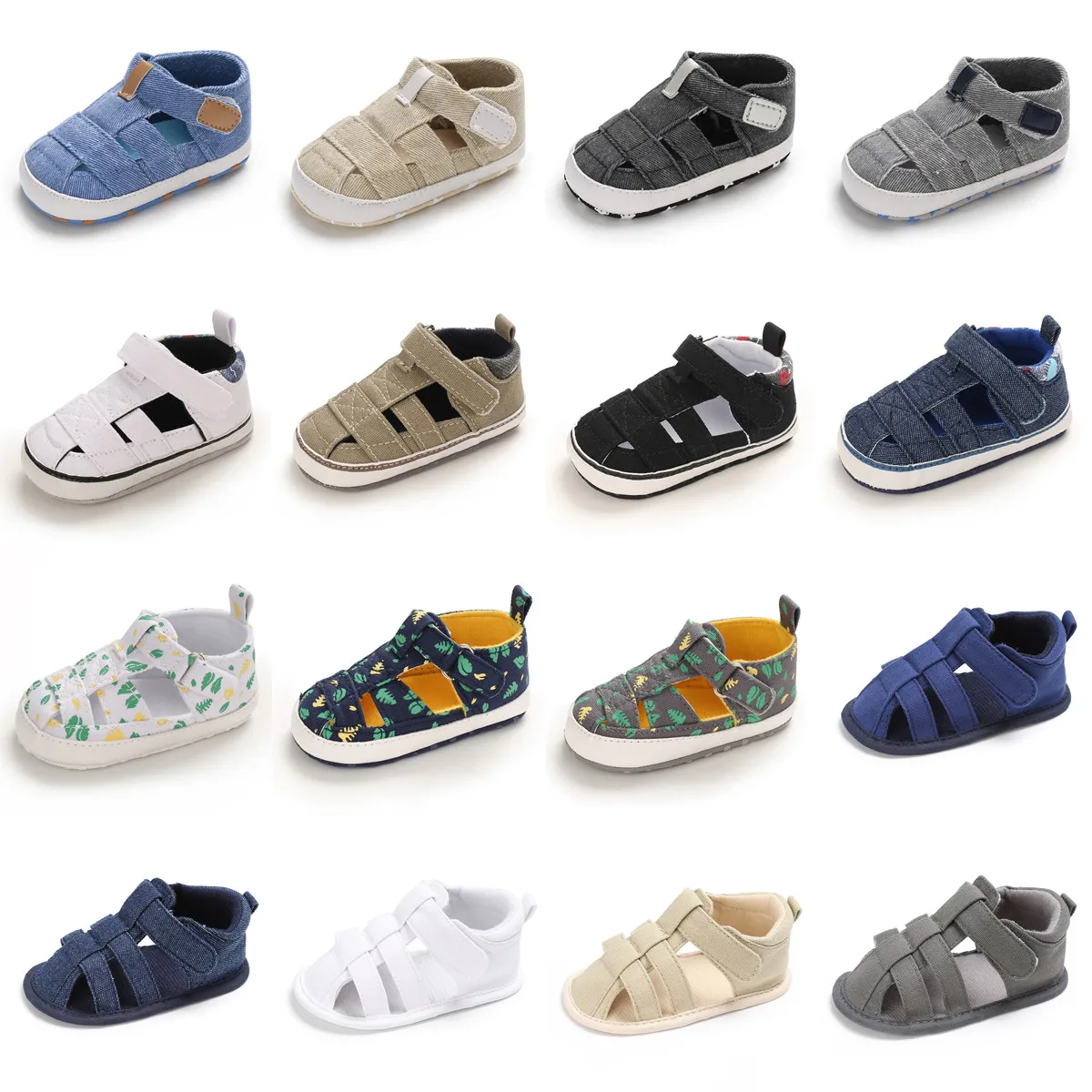 Top Trends: New Summer Sandals Newborn Baby Boys Girls Shoes Casual Soft Sole Breathable First Walker Canvas Baby Shoes Non-slip Toddler Shoppable Styles