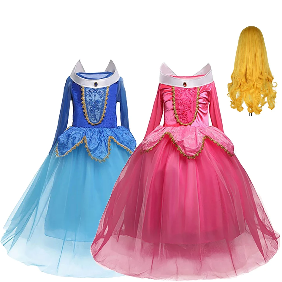 Top Trends: Children Aurora Dress Kids Halloween Sleeping Beauty Costume Girls Christmas Birthday Princess Party Ball Gown Clothes Shoppable Styles