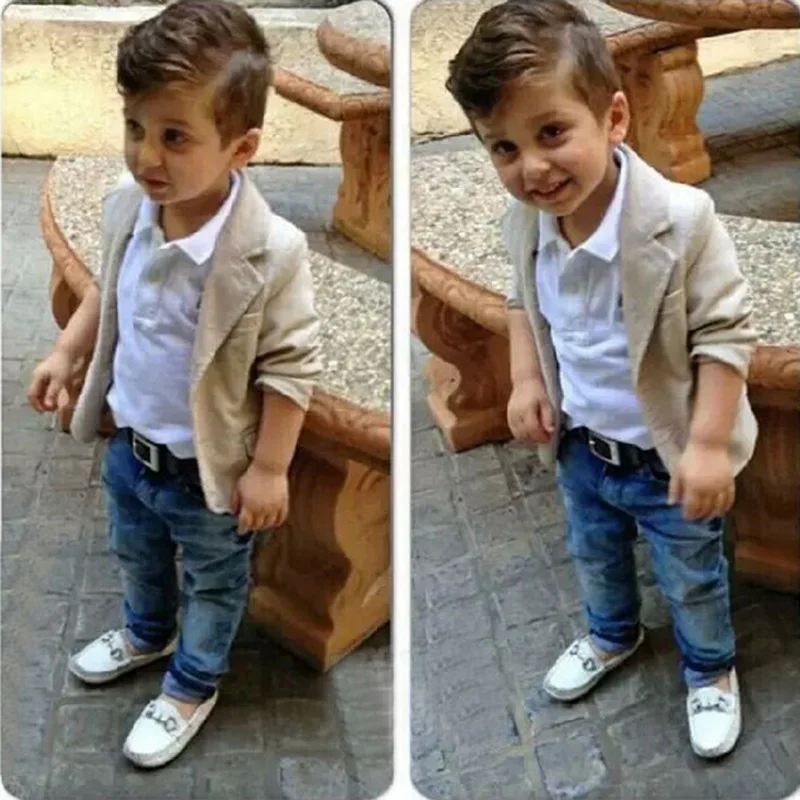 Top Trends: 3pcs Kids Clothes Boys Outfits Baby Gentleman Suits 2024 Spring Toddler Boys Clothes Sets Children Clothing 2 3 4 5 6 7 8 Years Shoppable Styles