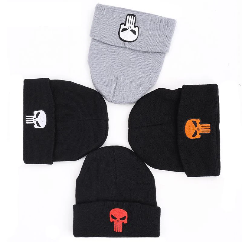 Top Trends: Beanies Hat Unisex Hat Keep Warm Skull Pattern Set Head Cap Winter Hat Casual Beanies Hip-hop Knitted Winter Hat Ski Beanie Hat Shoppable Styles - Image 2